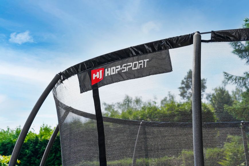 Батут Hop-Sport 8ft (244cm) зелений із зовнішньою сіткою H-5902308210424 фото