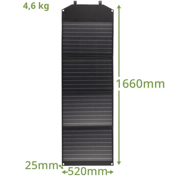 Портативное зарядное устройство солнечная панель Bresser Mobile Solar Charger 120 Watt USB DC (3810070) 10001 фото