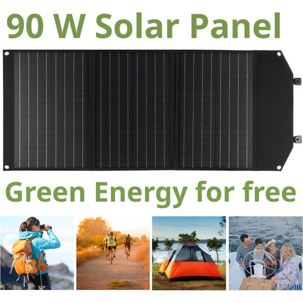 Портативное зарядное устройство для солнечной панели Bresser Mobile Solar Charger 90 Watt USB DC (3810060) 10002 фото