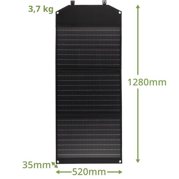 Портативний зарядний пристрій для сонячної панелі Bresser Mobile Solar Charger 90 Watt USB DC (3810060) 10002 фото