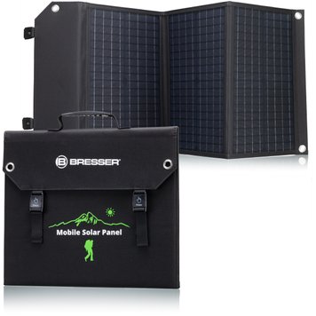 Портативний зарядний пристрій сонячна панель Bresser Mobile Solar Charger 60 Watt USB DC (3810050) 10003 фото