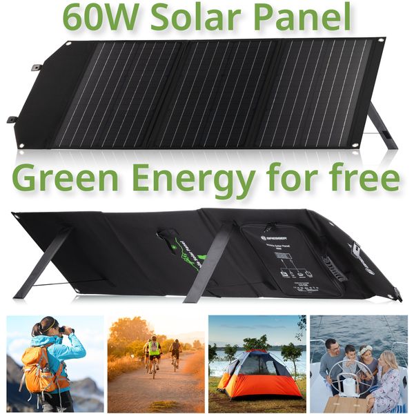 Портативное зарядное устройство для солнечной панели Bresser Mobile Solar Charger 60 Watt USB DC (3810050) 10003 фото