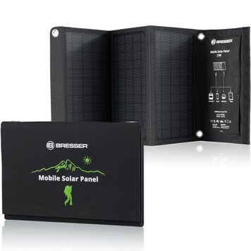 Портативное зарядное устройство для солнечной панели Bresser Mobile Solar Charger 21 Watt USB DC (3810030) 10005 фото