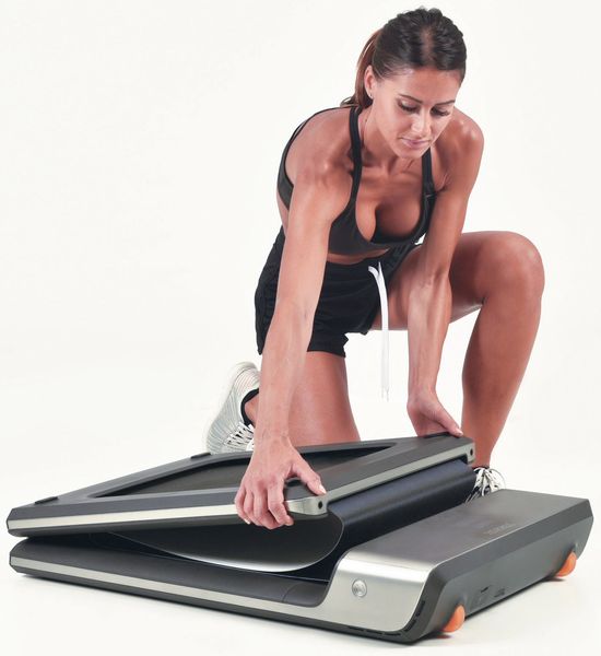 Беговая дорожка Toorx Treadmill WalkingPad with Mirage Display Mineral Grey (WP-G) 30256 фото