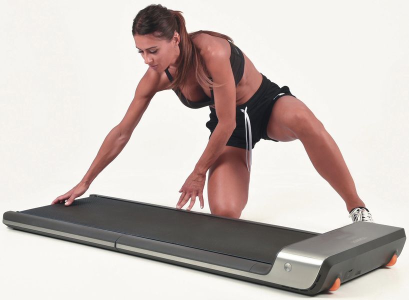 Бігова доріжка Toorx Treadmill WalkingPad with Mirage Display Mineral Grey (WP-G) 30256 фото